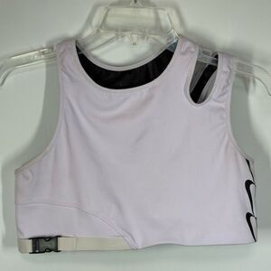 Nike Compression Crop Top Sport Bra Size Large